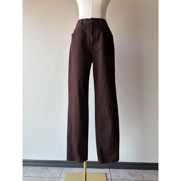 Jones Jeans stretch brown high rise denim jeans - Picture 2 of 6